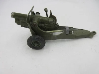 Britains Army Jeep Howitzer Cannon WWII diecast Light Green England - Image 1 of 4