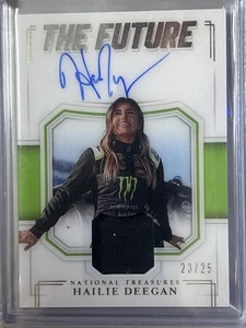 2020 National Treasures HAILIE DEEGAN The Future Autograph Silver Parallel 23/25 - Picture 1 of 2