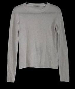 Vince 100% Kaschmir Pullover Damen Größe Small meliert puderblau leise Luxus - Bild 1 von 10