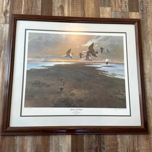 John Cowan Snows At Dawn Lithograph Framed Signed Ducks Unlimited 1998 Flyway Co - Picture 1 of 5