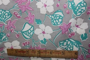 Vintage Futtersack - Lavendel, grau, weiß & türkis. Gewaschen 36"x45" BESCHREIBUNG LESEN - Bild 1 von 2