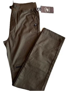 Beverly Hills Polo club Size L (14-16) army green boys NWT, Elastic Waist W/tie - Picture 1 of 8