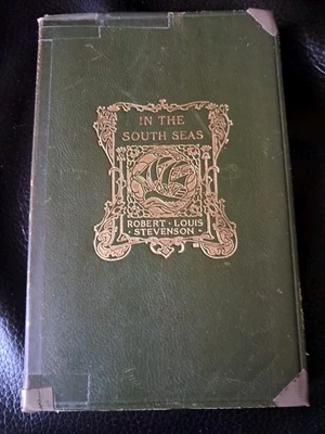 Antique Travel Book In The South Seas Robert Louis Stevenson w/Map 1918 - Image 1 of 4