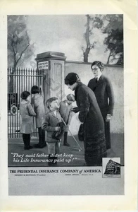 1926 Prudential Insurance Co of America Life RIVISTA STAMPA ANNUNCIO idea regalo! (4815) - Foto 1 di 1