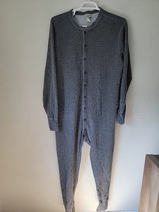 LL BEAN Wool River Drivers Thermal Union Suit Long Johns Underwear Men's XL Tall - Picture 1 of 9
