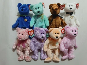 8 Ty Beanie Babies Fizz 2000 Dearest Dabbles Ariel Smitten con etichette ottime condizioni - Foto 1 di 5