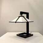 Frank Lloyd Wright TIESIN 1 nussnussbaumfarbene Tischlampe erstellt YAMAGIWA