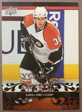 2008-09 Upper Deck Young Guns #485 Darroll Powe Philadelphia Flyers RC