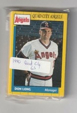 1990 QUAD CITY ANGELS GRAND SLAM MINOR LEAGUE SET  NRMINT  RARE  