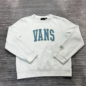 Vans Sweatshirt Size M Youth Off The Wall White - Picture 1 of 7