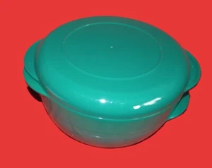 Tupperware Mikro Plus Mikrowellengeschirr grün m. Dampfgar-Aufsatz - Bild 1 von 5