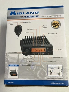 Midland MXT400, GMRS, 2-Way Radio, NIB - Photo 1/4