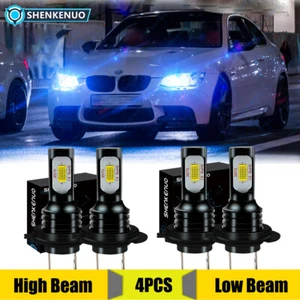 4X 8000K bombillas LED para BMW 330Ci 325Ci 01-06 525i 530i 2004-2007 Hi/Lo - Imagen 1 de 11