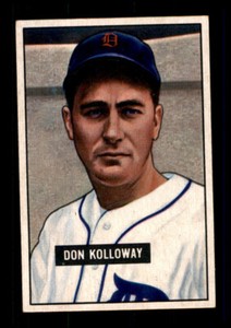 1951 Bowman #105 Don Kolloway NM