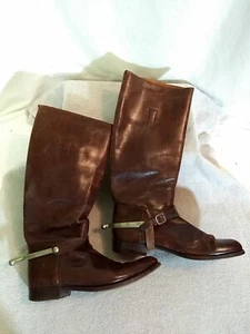 Unknown Womens Brown Leather Riding Boots, Size: 10 #MT35+2 - Picture 1 of 6