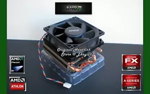 AMD Black Edition Heatsink CPU Cooler Fan for FX-Phenom II X6 Socket AM2 AM3 New - Picture 1 of 6