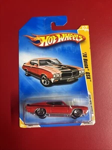 2009 Hot Wheels #7 New Models 7/42 '70 BUICK GSX Red Variant w/Chrome 5 Spoke - Picture 1 of 4