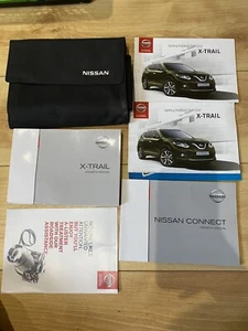 NISSAN X-TRAIL HANDBOOK + CONNECT OWNERS MANUAL & WALLET 2014-2019 PACK - Picture 1 of 2