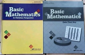 Abeka Basic Mathematics 4th Edition Quiz/Test Key And Solution Key - Picture 1 of 3