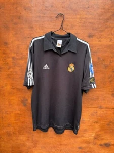 CAMISETA DE FUTBOL VISITANTE REAL MADRID 2001/2002 CHAMPIONS LEAGUE ADIDAS TALLA M - Imagen 1 de 17
