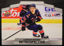 2022-23 22/23 Upper Deck CHL Retrospective CB6 Connor Bedard Regina Pats
