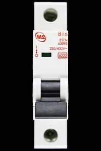 M2 16 AMP CURVE B 6kA MCB CIRCUIT BREAKER M2B16G - Picture 1 of 6