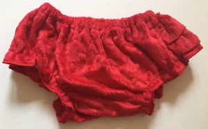 New! Baby Diaper Cover Bloomers Ruffle Red - Picture 1 of 8