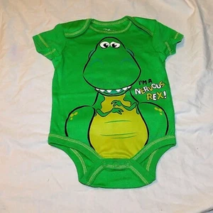 NEW Baby Toy Story Rex One Piece Sizes 0-3 & 12 Months Disney Unisex Dinosaur - Picture 1 of 2
