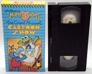 Jim Henson's MUPPET BABIES THE GREAT MUPPET CARTOON SHOW Snow White & The 7 VHS - Picture 1 of 4