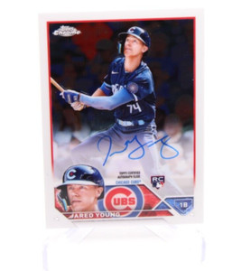 JARED YOUNG 2023 Topps Chrome RC Autograph Chicago Cubs 