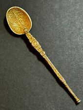 1910 Royal Anointing Spoon Sterling Silver Gilt George V Coronation