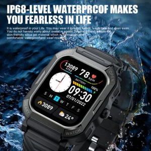 Bluetooth Call Smart Watch Fitness Tracker Outdoor Sports Heart Rate Waterproof - Picture 1 of 9