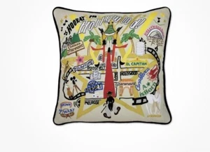 Cat Studio HOLLYWOOD California Pillow NWT Decorative Throw Pillow 20x20 Movies! - Picture 1 of 1