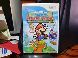 Super Paper Mario PAL Nintendo Wii Complete - Picture 1 of 3