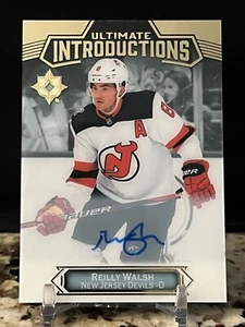 2022-23 UD Ultimate Collection Reilly Walsh Rookie Auto Ultimative Einführung RC - Bild 1 von 2