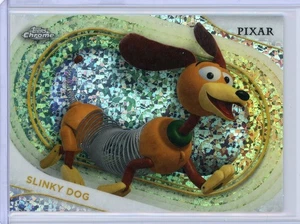 2025 Topps Chrome Disney 81 Slinky Dog Yellow Mini-Diamonds Refractor - Bild 1 von 2