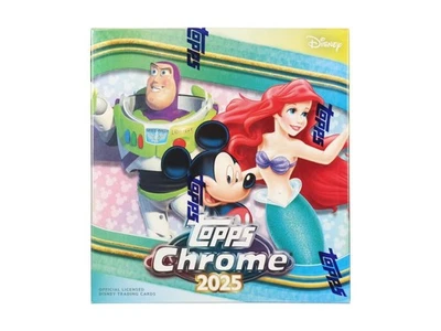 2025 Topps Chrome Disney Trading Cards Factory Sealed MEGA Box - 15 Packs - Image 1 of 2