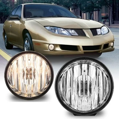 Fog Lights For 2000-05 Pontiac Sunfire/1997-2003 Pontiac Grand Prix Front Lamps - Image 1 of 4