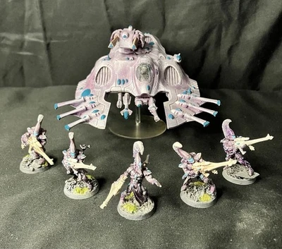Warhammer 40k Aeldari Eldar Wave Serpent, Dire Avengers - Image 1 of 3