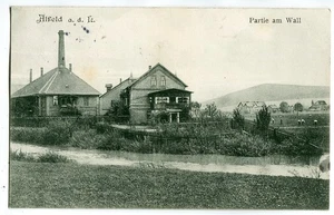 AK Alfeld an der Leine,Partie am Wall, Fabrik 1907 - Bild 1 von 2