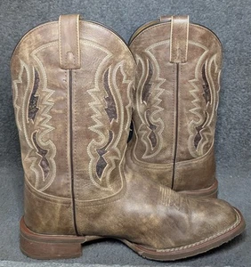 Laredo Herren Stiefel Marti hellbraun Leder Gr. 12 EW eckige Zehenpartie Ortholite Innensohle - Bild 1 von 11