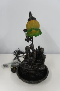 Retro Widdop Bingham Lovers Figurine Fountain Table Lamp. Brand New & Boxed #W5 - Picture 1 of 6