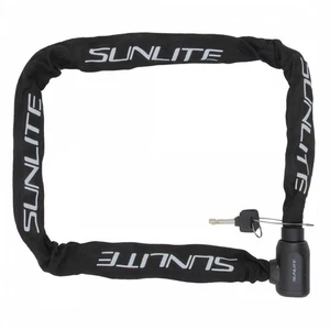 Sunlite 8mm E-Bike Chain Lock with Key, Nylon Cover, 4ft/130cm Security - Picture 1 of 1