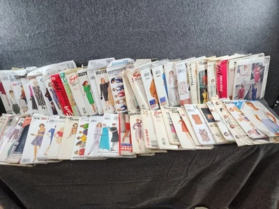 50 Used Women's Sewing Patterns in All Mostly from the 90's Shirts Pants Dresses - Image 1 of 4