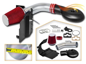 Admisión de aire protector térmico frío + filtro ROJO para 98-03 Durango 5,2 L 5,9 L V8 - Imagen 1 de 5