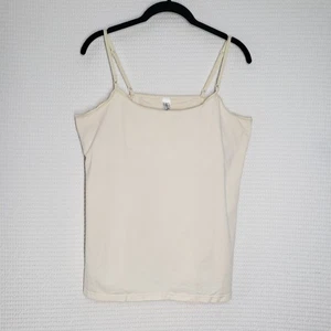 Camiseta sin mangas Taylor Marco Shelf Bra para mujer XL marfil correas de espagueti ajustables cami - Imagen 1 de 15