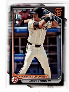 James Tibbs III San Francisco Giants 2024 Bowman Draft 1er Bowman *** - Imagen 1 de 2