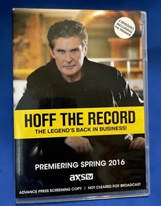 HOFF THE RECORD PRESS SCREENING DVD RARE DAVID HASSELHOFF PROMO baywatch-star - Picture 1 of 3