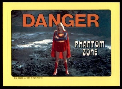 Topps Supergirl 1984 Card - Danger - Phantom Zone No. 20 - Image 1 of 2