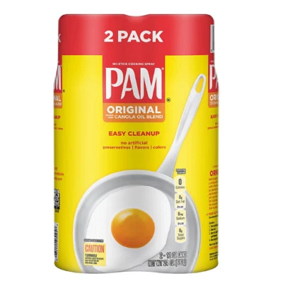Spray de cocina original PAM, 12 oz., 2 paquetes Foto 1 de 4